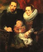 Anthony Van Dyck Family Portrait_5 oil painting on canvas